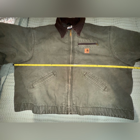Carhartt J97-ARG Detroit blanket Lined Work Jacket. Size 4X. VGUC. - Picture 10 of 15